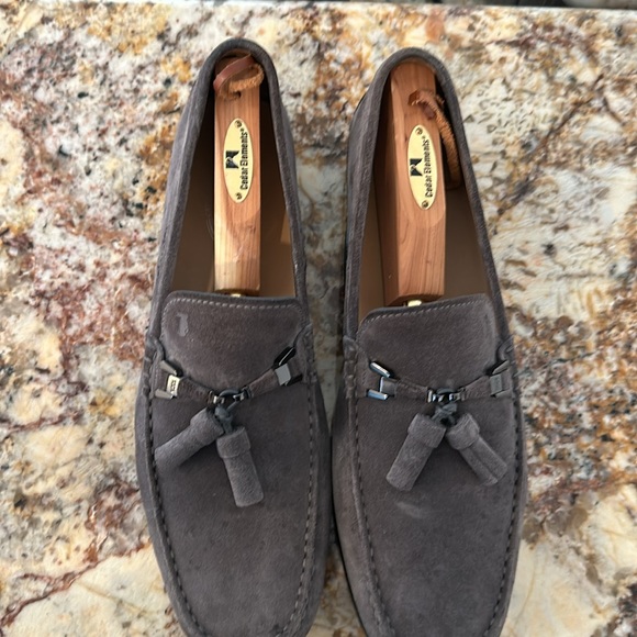 Todd’s gray suede loafers with tassel. Size 10.5. Basically brand new. - Picture 2 of 8